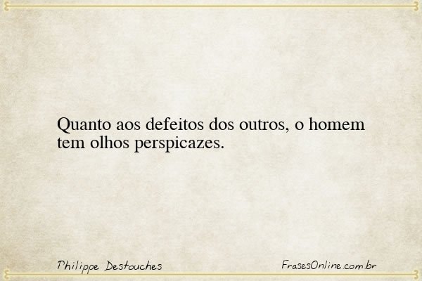 Frase de Philippe Destouches