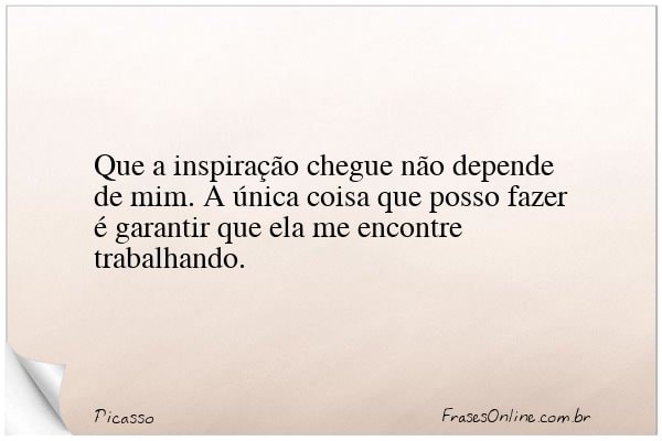 Frase de Picasso