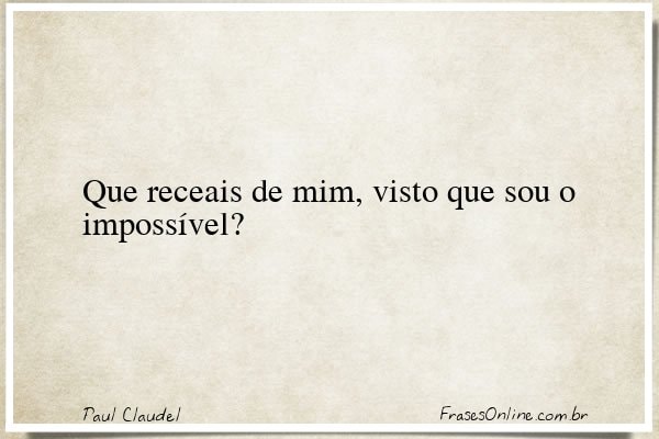 Frase de Paul Claudel
