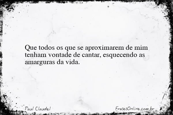 Frase de Paul Claudel