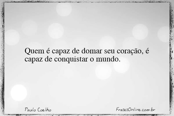 Frase de Paulo Coelho