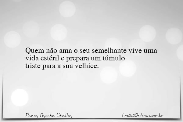 Frase de Percy Bysshe Shelley