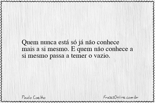 Frase de Paulo Coelho