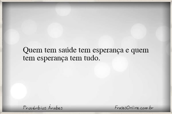 Frase de Provérbios Árabes