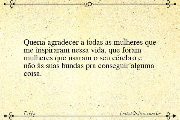 Frase de Pitty