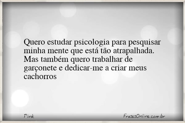 Frase de Pink
