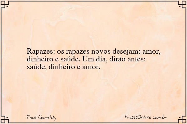 Frase de Paul Geraldy