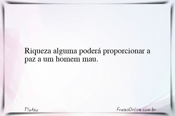 Frase de Platão