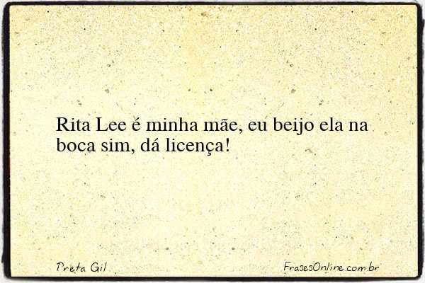 Frase de Preta Gil