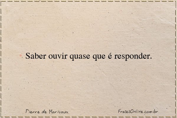 Frase de Pierre de Marivaux
