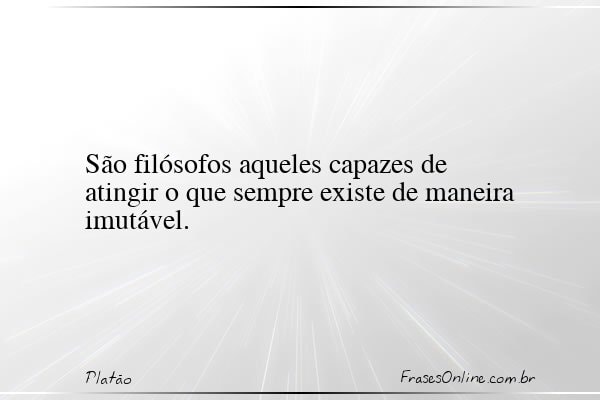 Frase de Platão