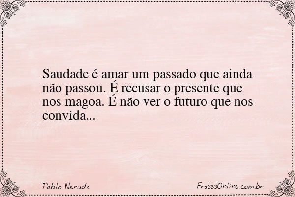 Frase de Pablo Neruda
