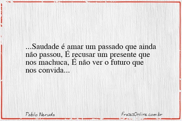 Frase de Pablo Neruda