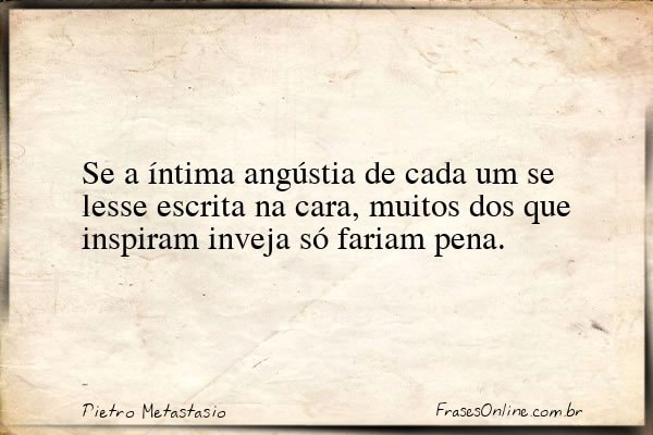 Frase de Pietro Metastasio