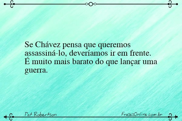 Frase de Pat Robertson