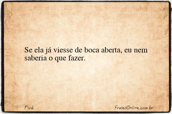 Frase de Pink
