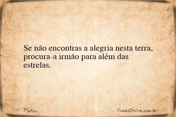 Frase de Platão