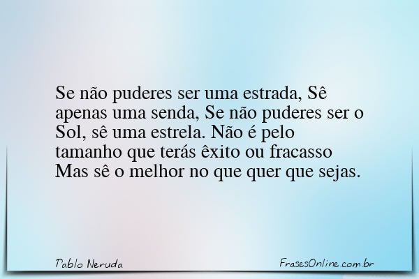 Frase de Pablo Neruda