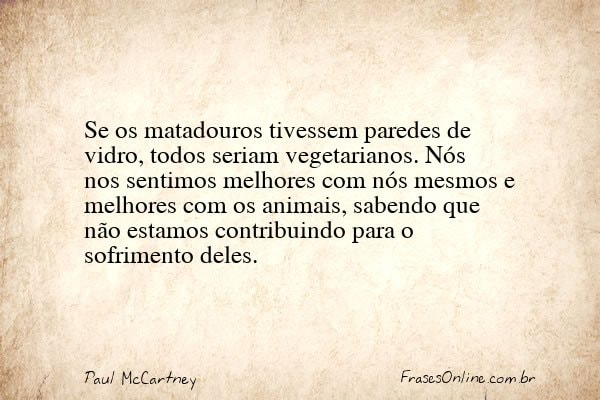 Frase de Paul McCartney