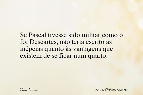Frase de Paul Nizan