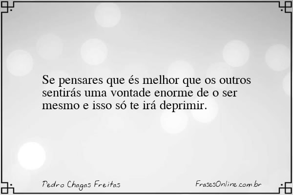 Frase de Pedro Chagas Freitas