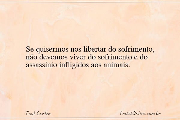Frase de Paul Carton