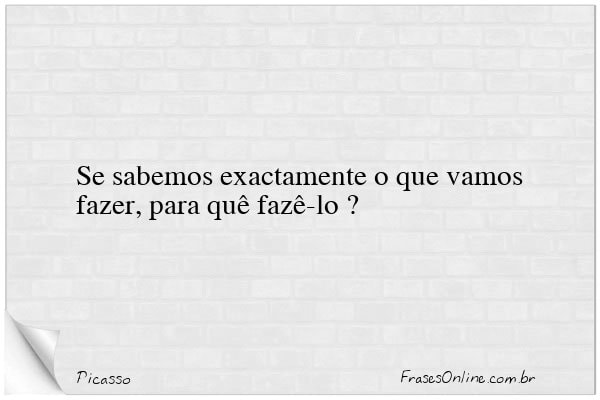 Frase de Picasso