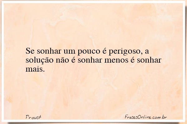 Frase de Proust