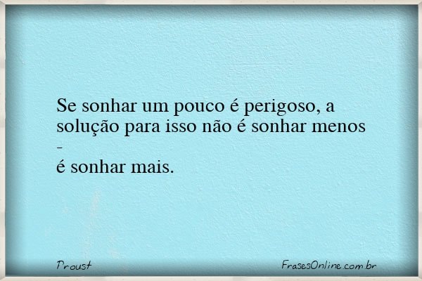 Frase de Proust