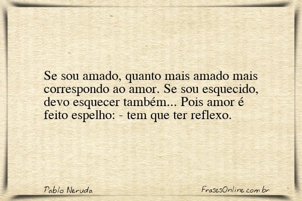 Frase de Pablo Neruda