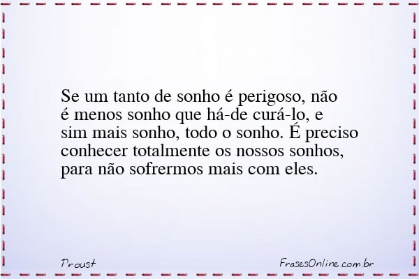 Frase de Proust