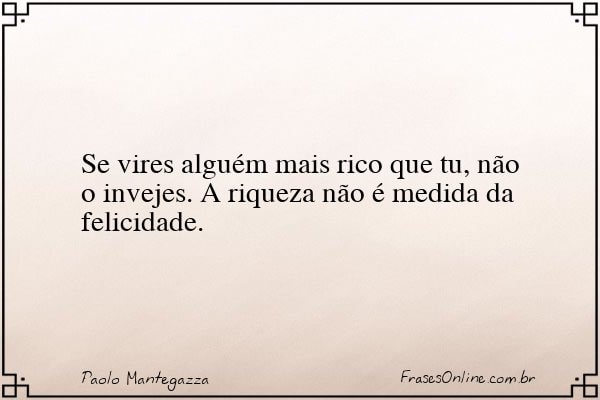 Frase de Paolo Mantegazza