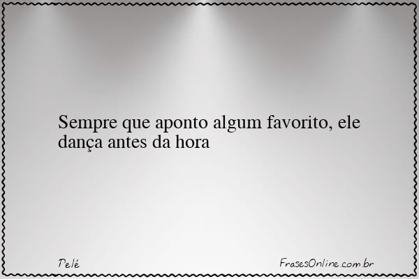 Frase de Pelé