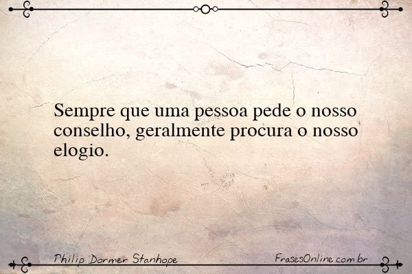 Frase de Philip Dormer Stanhope