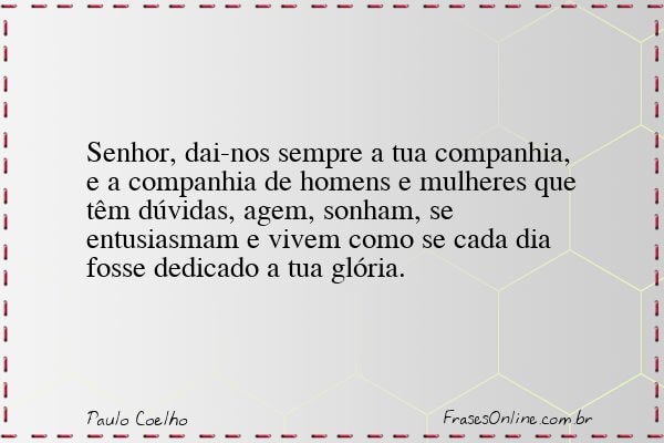 Frase de Paulo Coelho