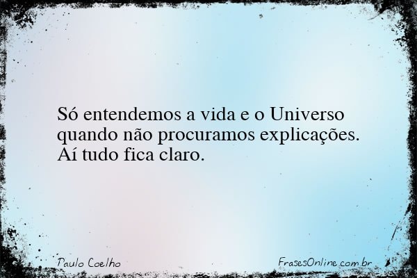 Frase de Paulo Coelho