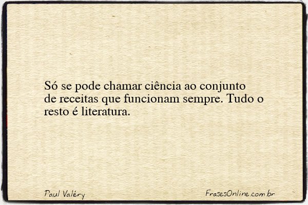 Frase de Paul Valéry