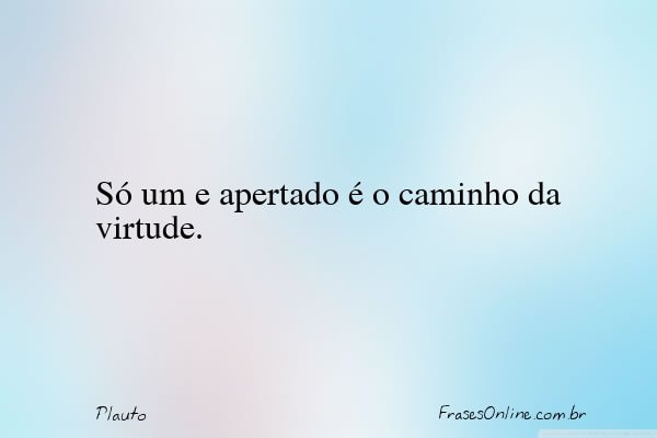 Frase de Plauto