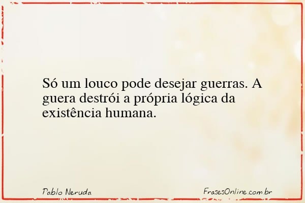 Frase de Pablo Neruda