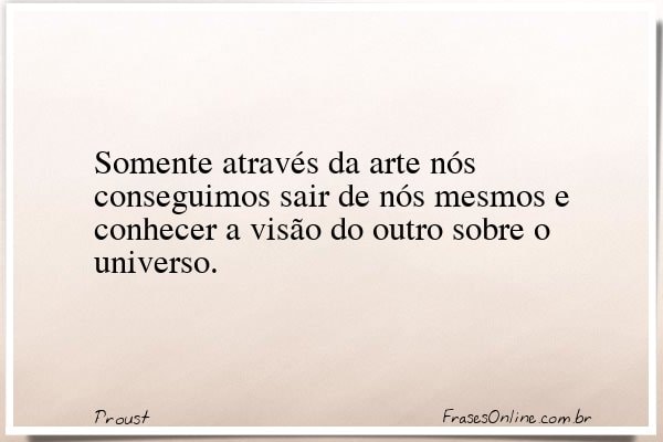 Frase de Proust