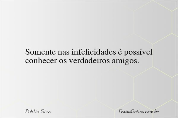 Frase de Públio Siro