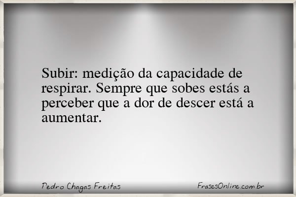 Frase de Pedro Chagas Freitas