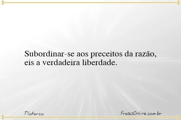 Frase de Plutarco
