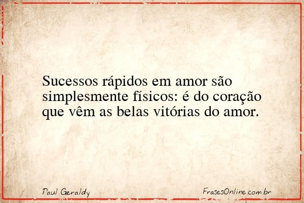Frase de Paul Geraldy