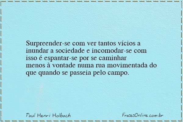 Frase de Paul Henri Holbach