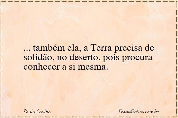 Frase de Paulo Coelho