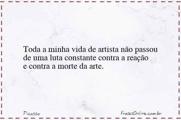 Frase de Picasso