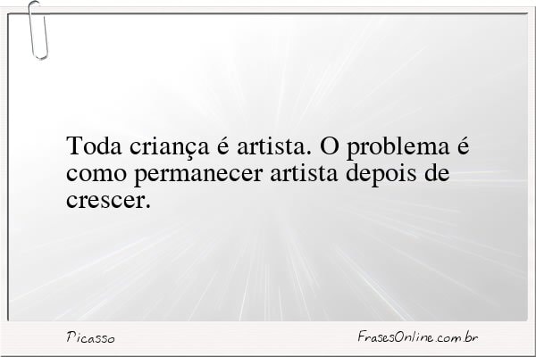 Frase de Picasso