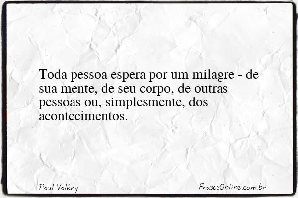 Frase de Paul Valéry