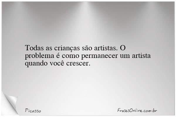Frase de Picasso